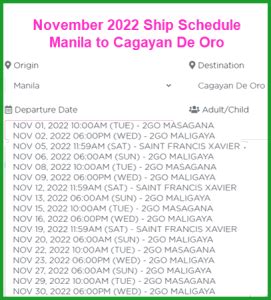 delivery time 2go manila to cagayan valley|2025 Cagayan de Oro to Manila and vice versa: 2GO Schedule.